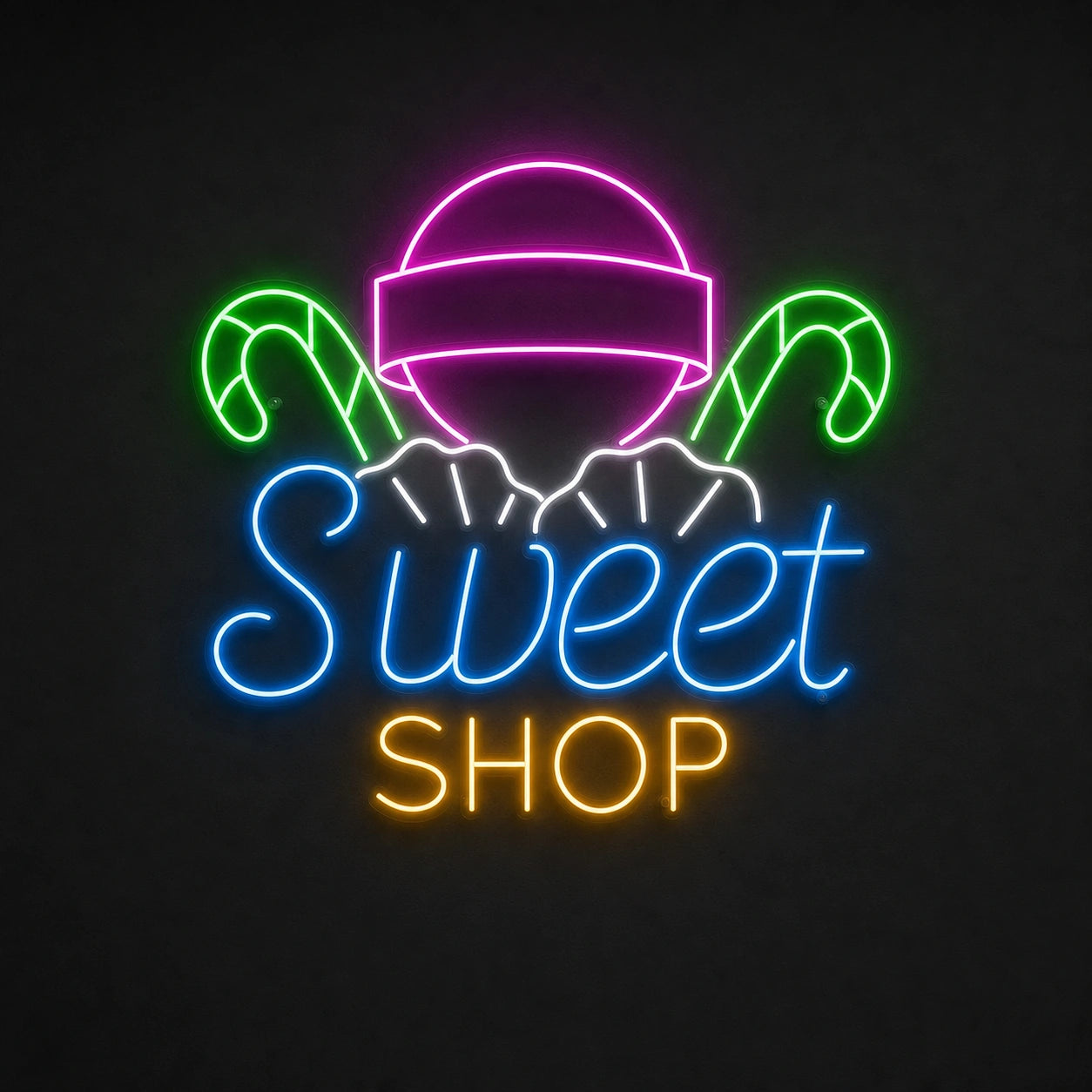 Sweet Shop LED Neon Sign Garage Man Cave Neon Sign main product image