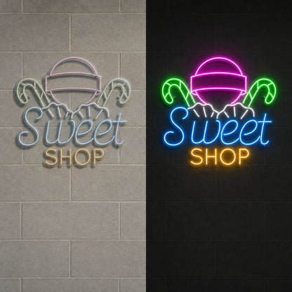 Sweet Shop LED Neon Sign Garage Man Cave Neon Sign - Shineneon