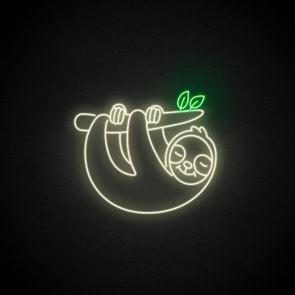 Sweet Sloth Led Neon Sign Wall Art | Shineneon