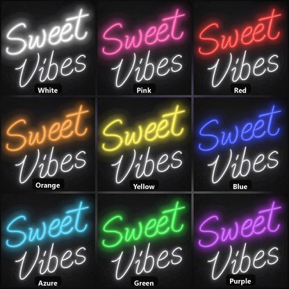Sweet Vibes LED Neon Sign - Shineneon
