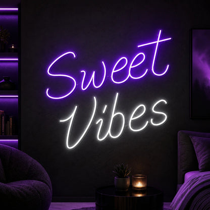 Sweet Vibes LED Neon Sign Garage Man Cave Neon Sign high-converting product image