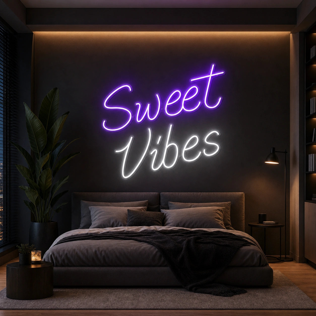 Sweet Vibes LED Neon Sign Garage Man Cave Neon Sign size image