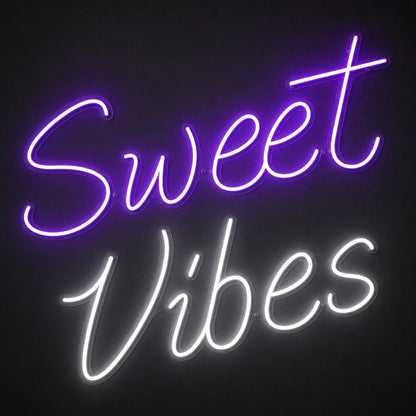 Sweet Vibes LED Neon Sign Garage Man Cave Neon Sign - Shineneon