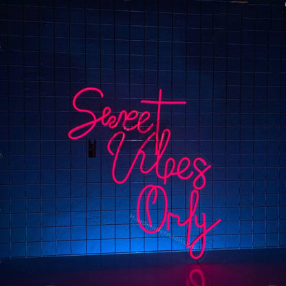 Sweet Vibes Only Led Neon Sign Wedding Party Wall Decor | Shineneon