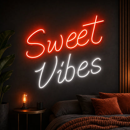 Sweet Vibes Wall Decor LED Neon Sign Garage Man Cave Neon Sign high-converting product image