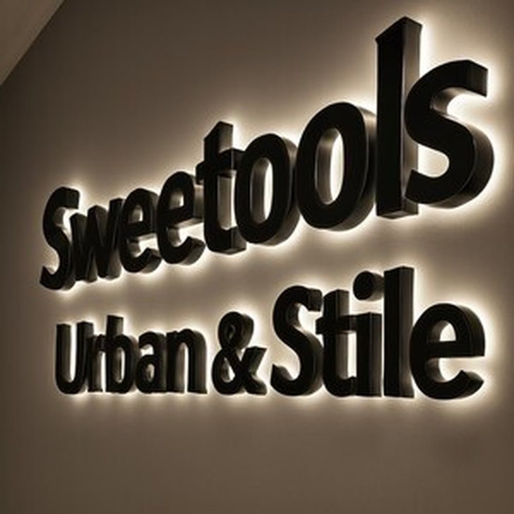 Sweetools Urban Stile 3D Backlit Channel Letters Led Light Sign - Shineneon
