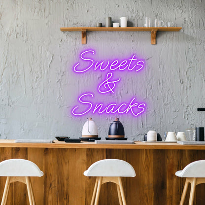 Sweets Snacks Delightful Neon For Candy Stores | Shineneon