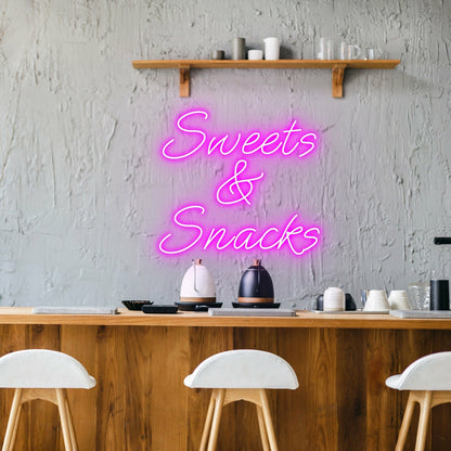 Sweets Snacks Delightful Neon For Candy Stores | Shineneon