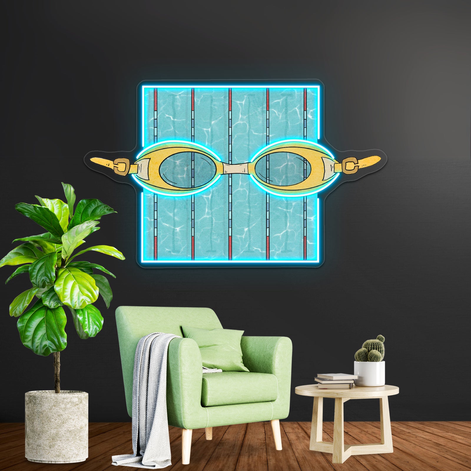 Swimming Neon Sign Artwork For Animal Neon Signs | Shineneon