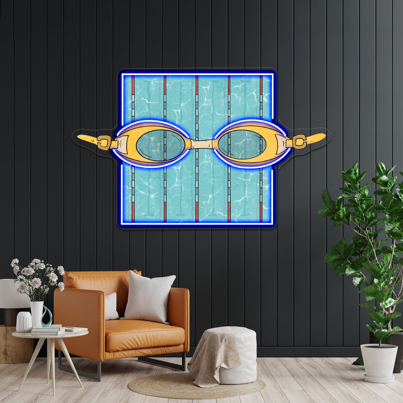 Swimming Neon Sign Artwork For Animal Neon Signs | Shineneon