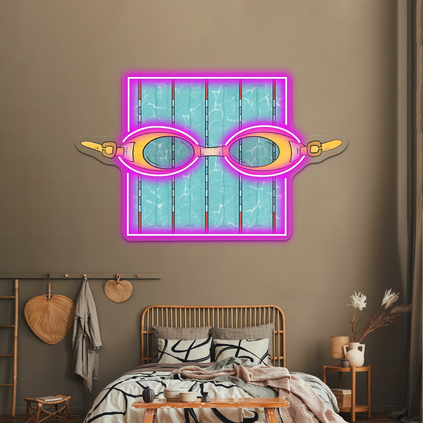 Swimming Neon Sign Artwork For Animal Neon Signs | Shineneon