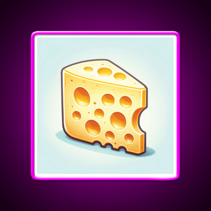 Swiss Cheese Snack Food Led Neon Sign Rgb Color - Shineneon