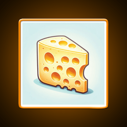 Swiss Cheese Snack Food Led Neon Sign Rgb Color - Shineneon