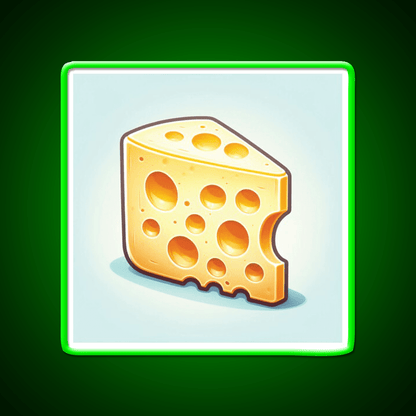 Swiss Cheese Snack Food Led Neon Sign Rgb Color - Shineneon