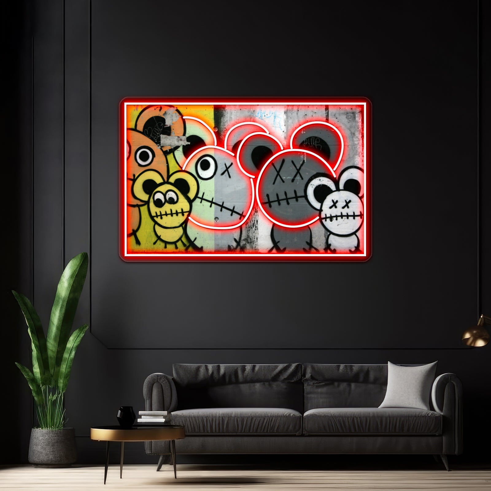 Swiss Graffiti Wall Artwork Neon Signs | Shineneon