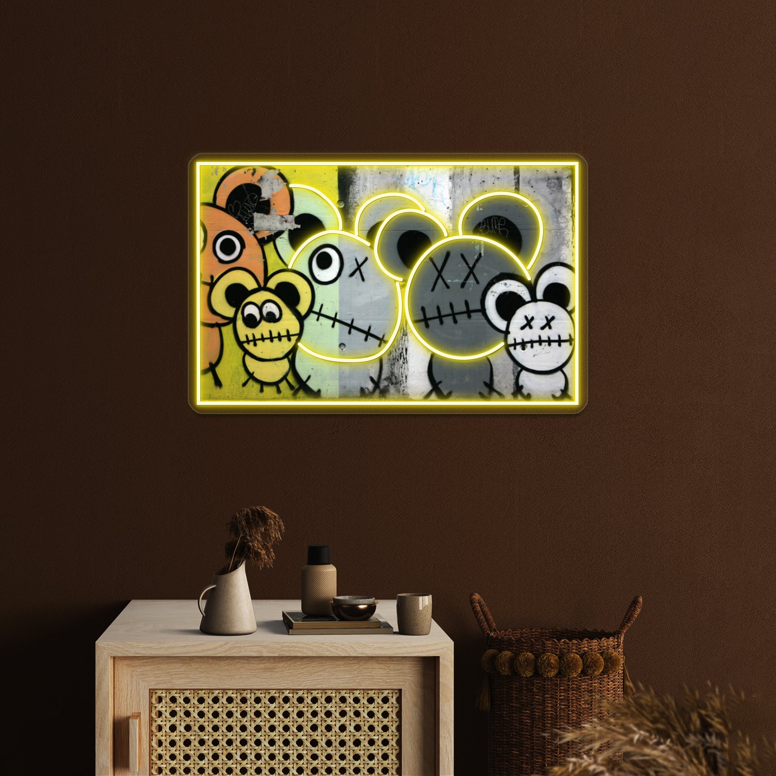 Swiss Graffiti Wall Artwork Neon Signs | Shineneon