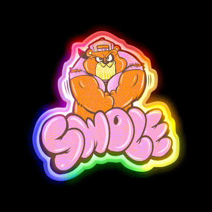 Swole Gym Fitness Led Neon Sign Rgb Color - LED neon sign close-up detail