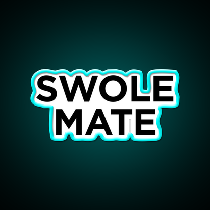 Swolemate Gym Fitness Led Neon Sign Rgb Color