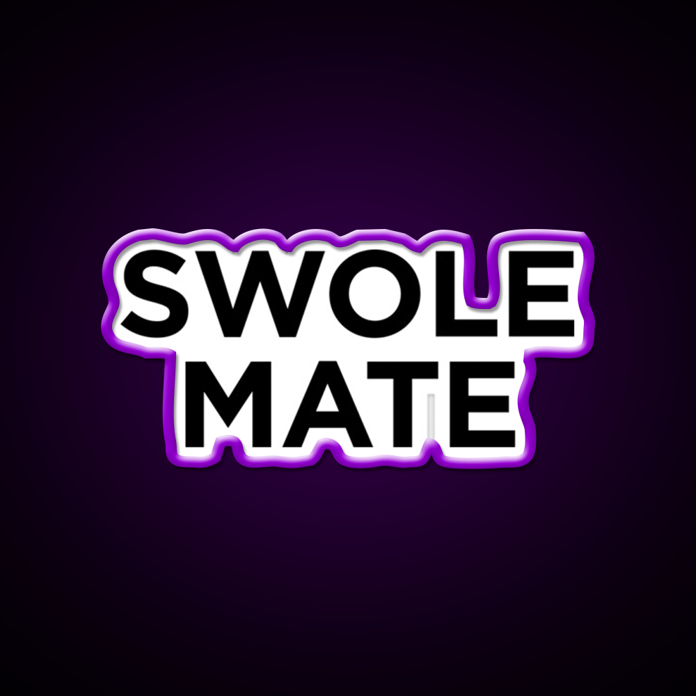 Swolemate Gym Fitness Led Neon Sign Rgb Color