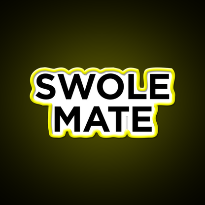 Swolemate Gym Fitness Led Neon Sign Rgb Color