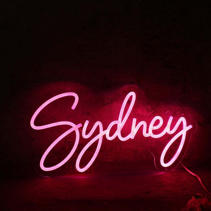 Sydney Red Led Neon Sign For Personalized Decor - Shineneon