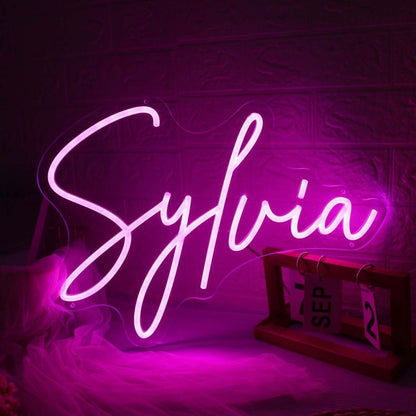 Sylvia Pink Led Neon Sign - Shineneon