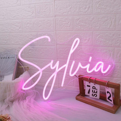 Sylvia Pink Led Neon Sign - Shineneon