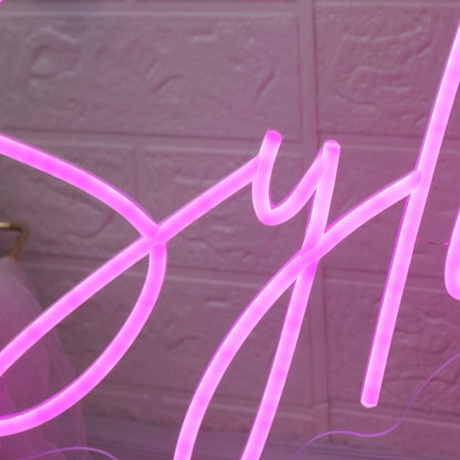 Sylvia Pink Led Neon Sign - Shineneon