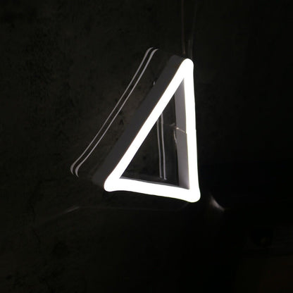 Symmetrical Aesthetic Pattern White Led Neon Sign - Shineneon