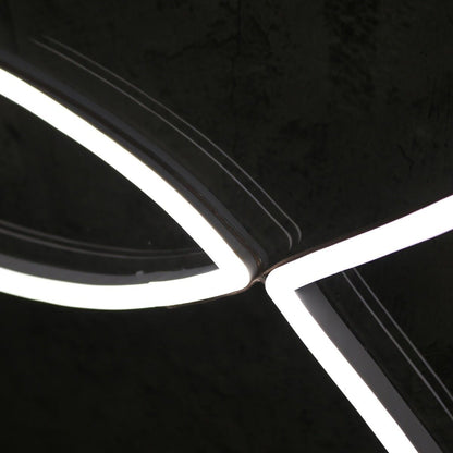 Symmetrical Aesthetic Pattern White Led Neon Sign - Shineneon