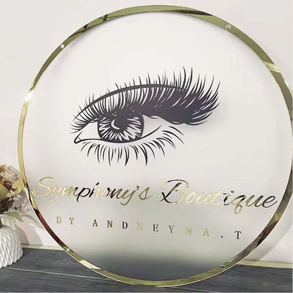 Symphonys Boutique Acrylic Business Logo Sign - Shineneon