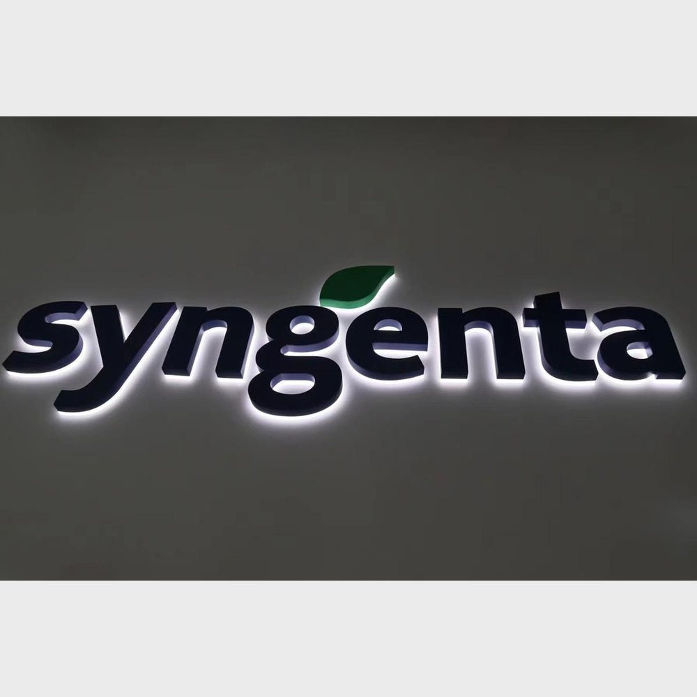 Syngenta 3D Backlit Channel Letters Led Light Sign - Shineneon