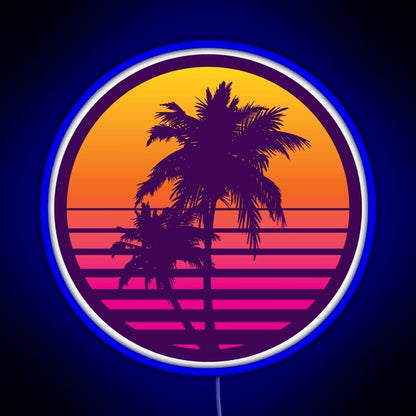 Synthwave Sunset Rgb Led Neon Sign Pop Wall Art - Shineneon