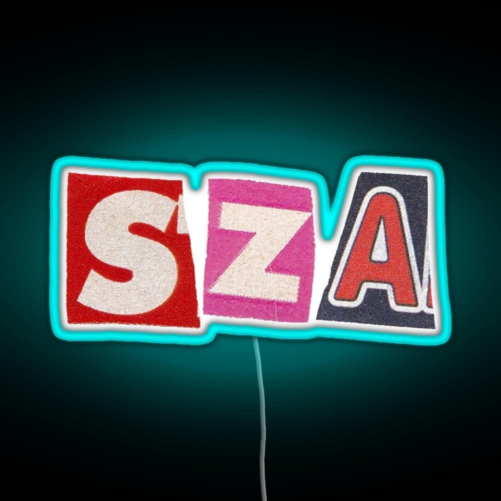 Sza Rgb Led Neon Sign Pop Wall Art - Shineneon