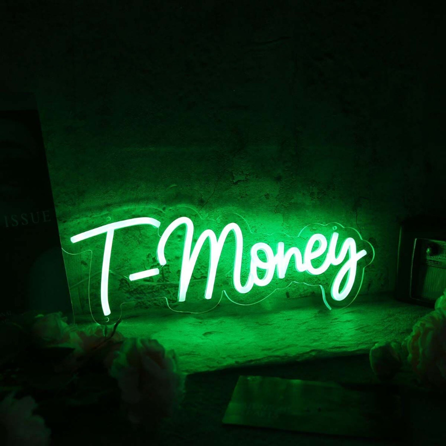 T - Money Green Led Neon Sign - Shineneon