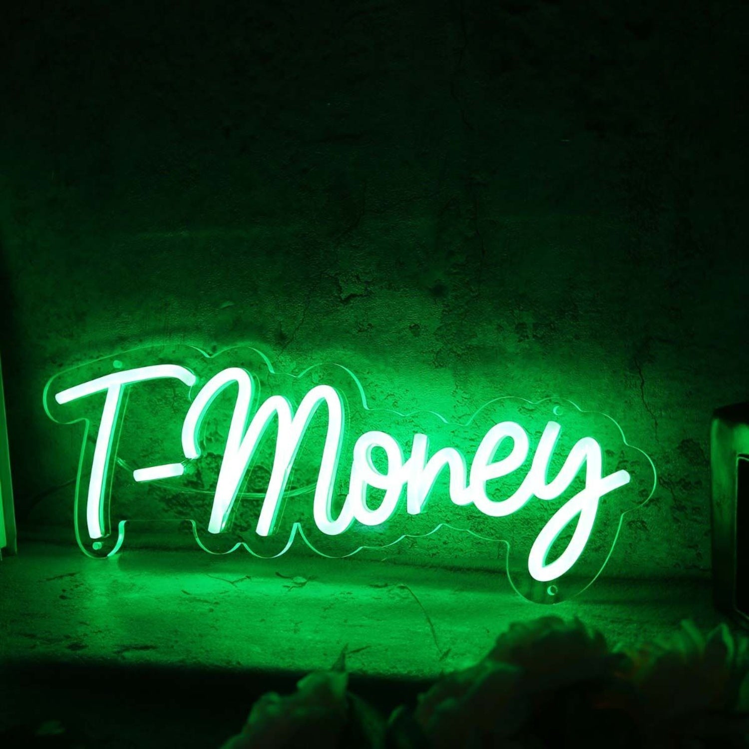 T - Money Green Led Neon Sign - Shineneon