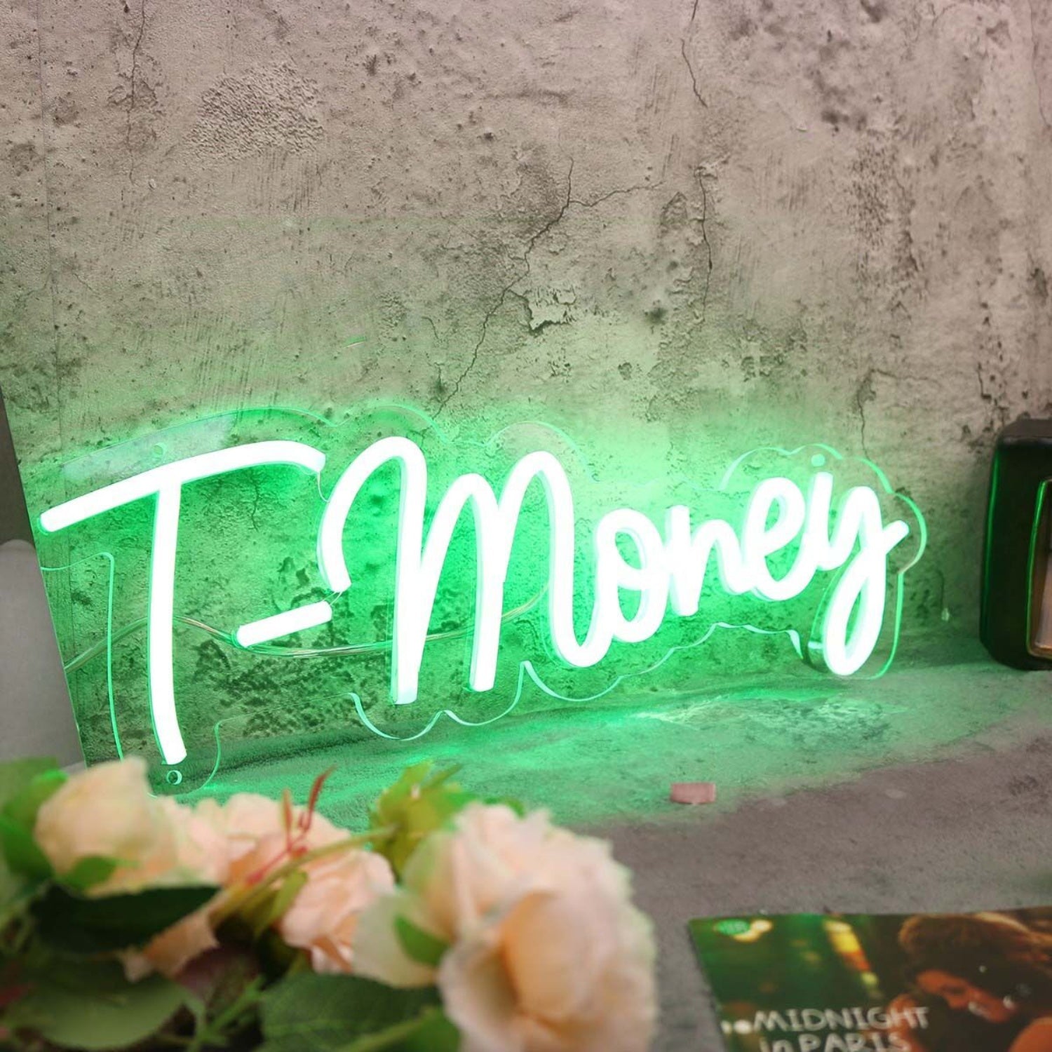 T - Money Green Led Neon Sign - Shineneon