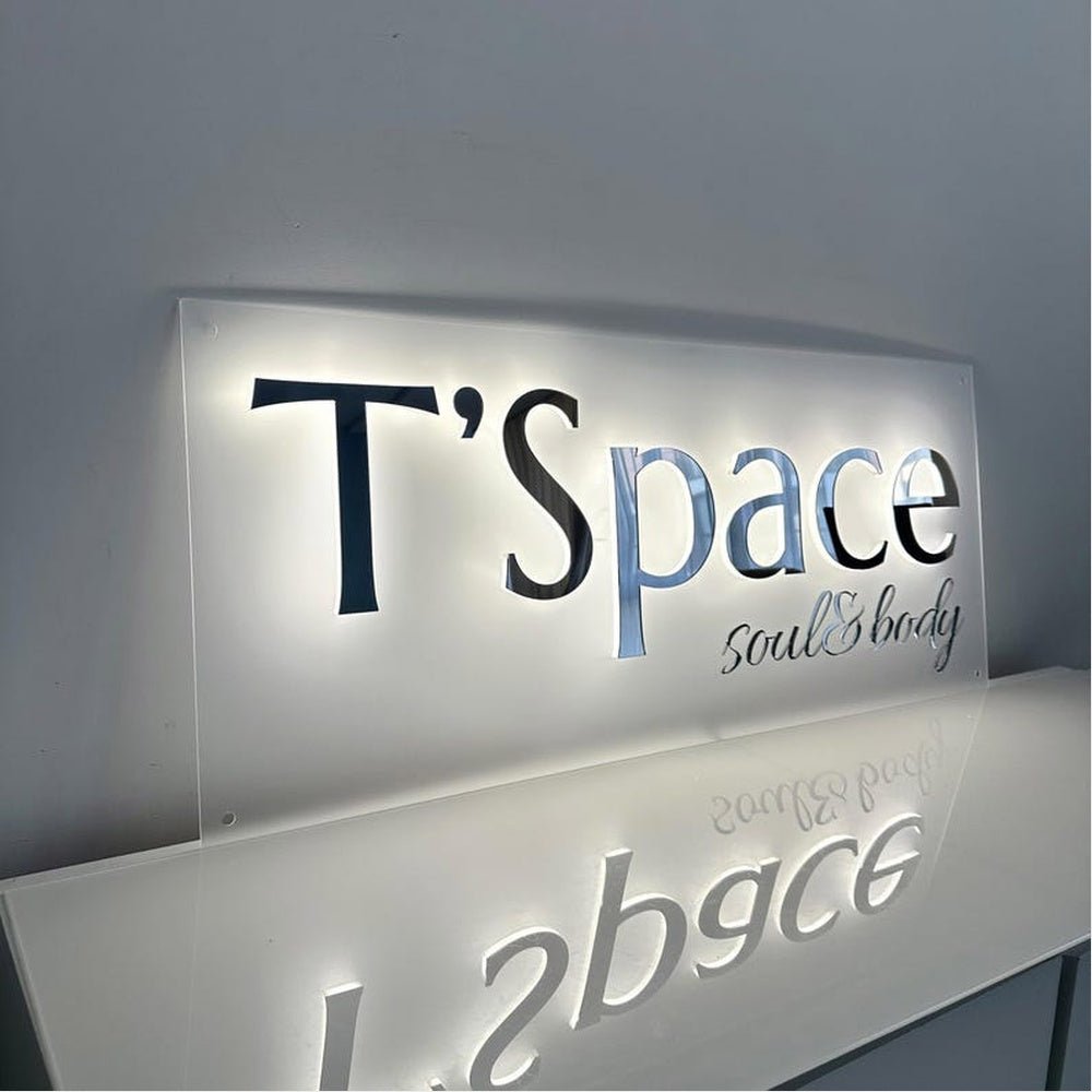 T Space 3D Backlit Channel Letters Led Light Sign - Shineneon