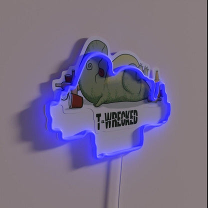 T Wrecked Rgb Led Neon Sign - Shineneon