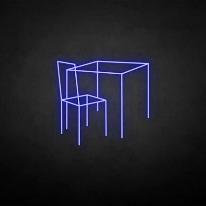 Table And Chairs Led Neon Sign - Shineneon