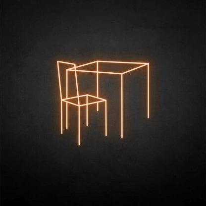 Table And Chairs Led Neon Sign - Shineneon