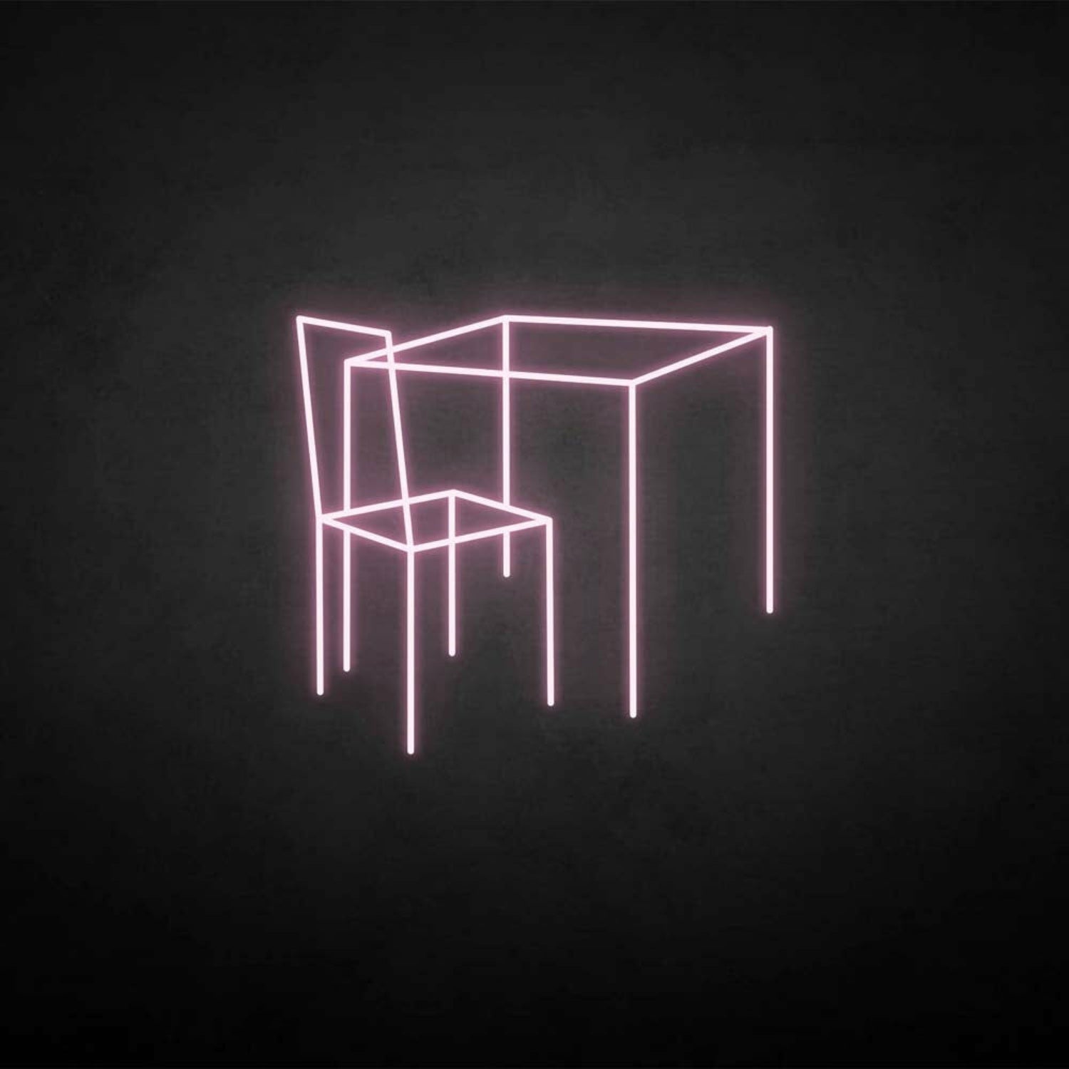 Table And Chairs Led Neon Sign - Shineneon