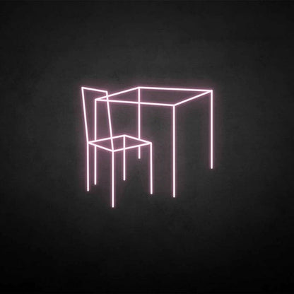 Table And Chairs Led Neon Sign - Shineneon