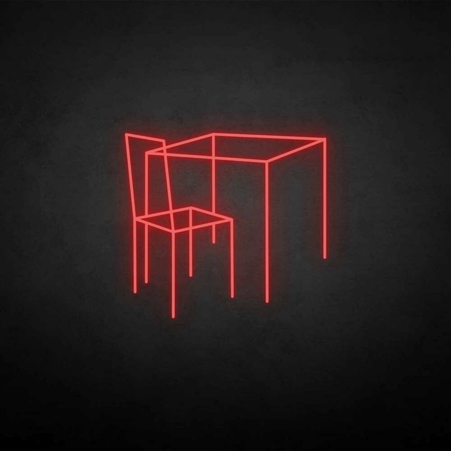 Table And Chairs Led Neon Sign - Shineneon