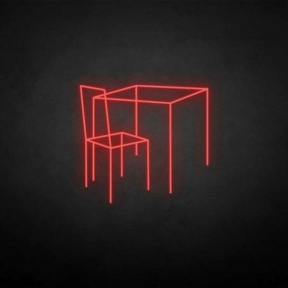 Table And Chairs Led Neon Sign - Shineneon