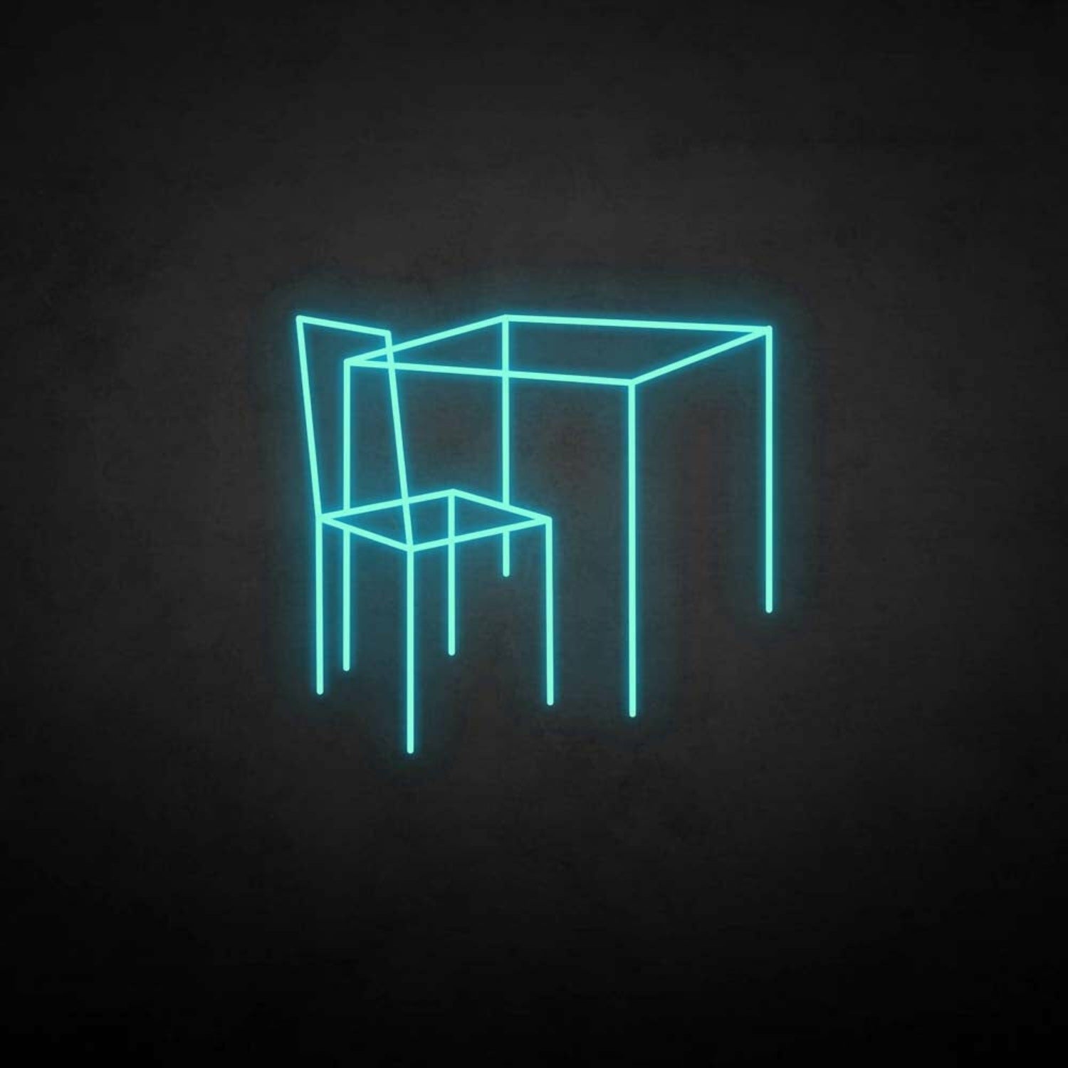 Table And Chairs Led Neon Sign - Shineneon