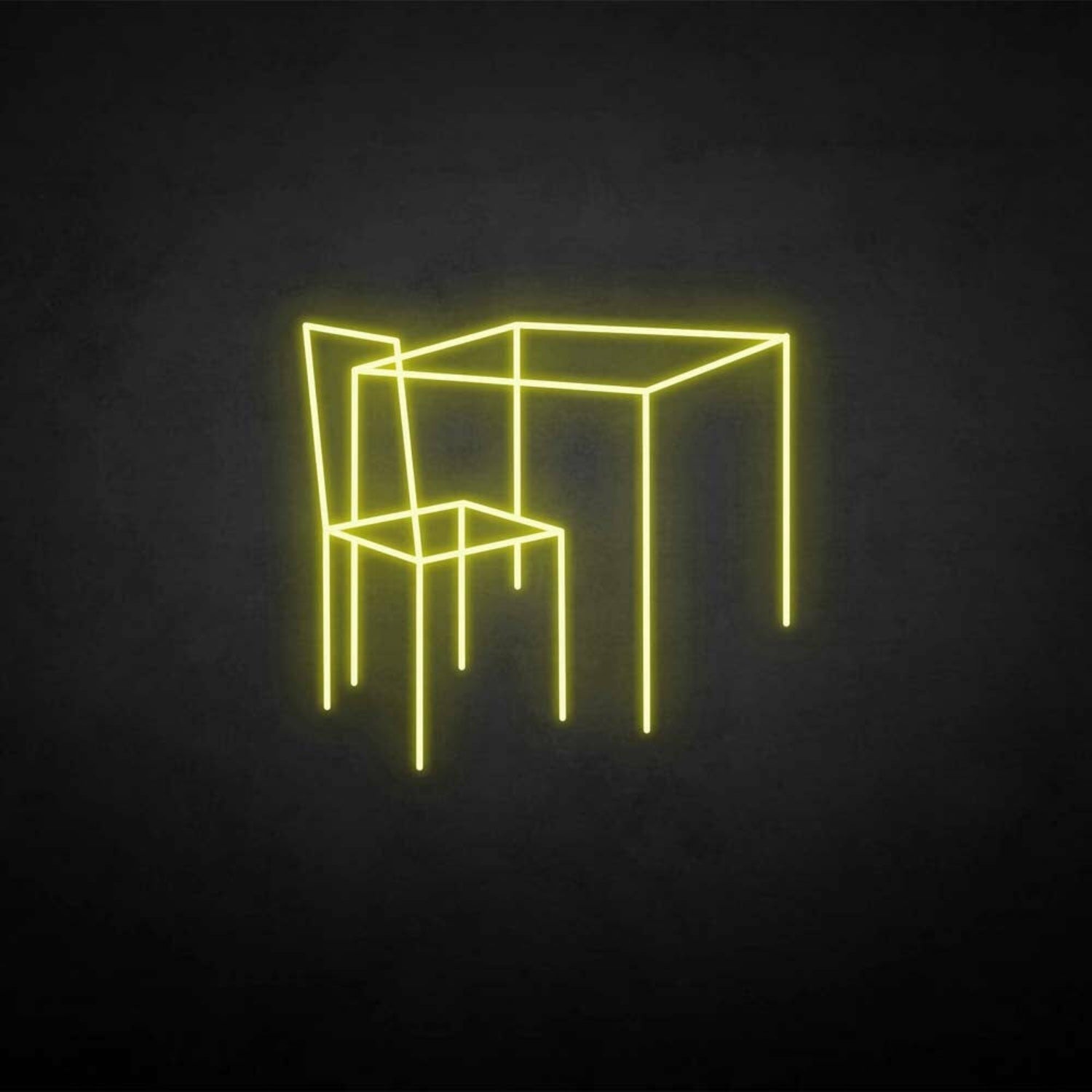 Table And Chairs Led Neon Sign - Shineneon