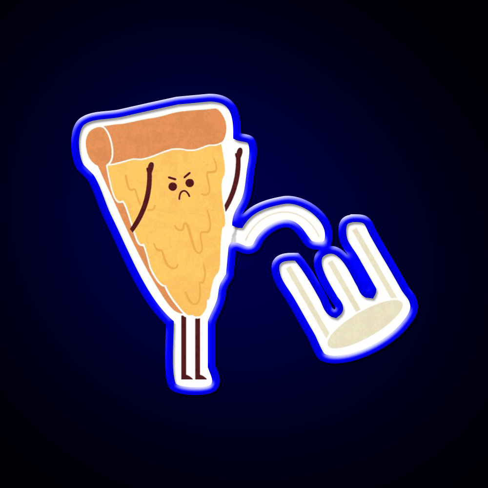 Table Flip Snack Food Led Neon Sign Rgb Color - Shineneon