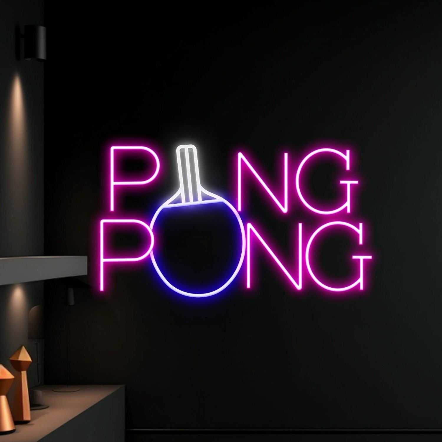 Table Tennis Ping Pong Led Sign Table Tennis Sport Club Decor - Shineneon