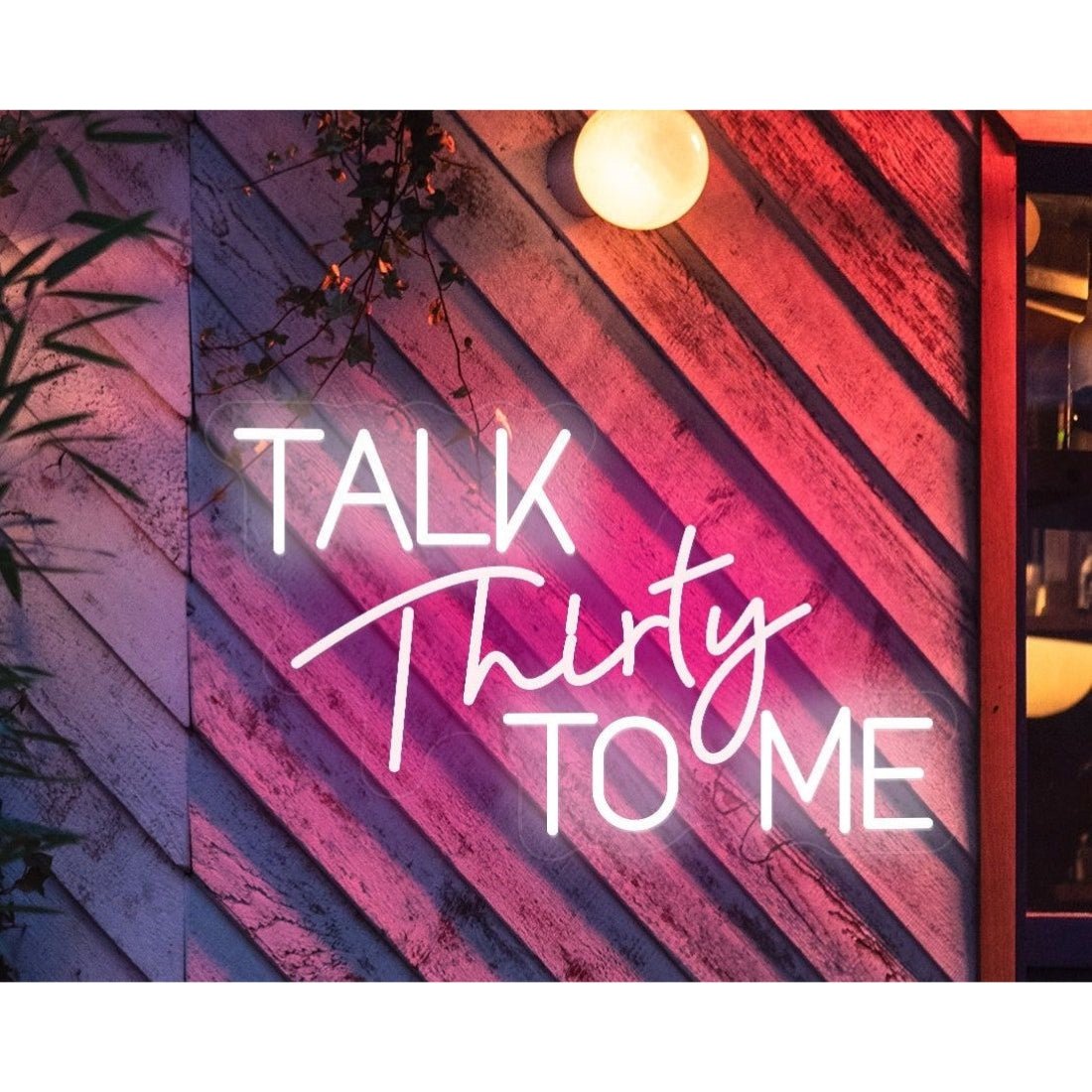Tack Thirty To Me Led Sign Business Neon Sign - Shineneon
